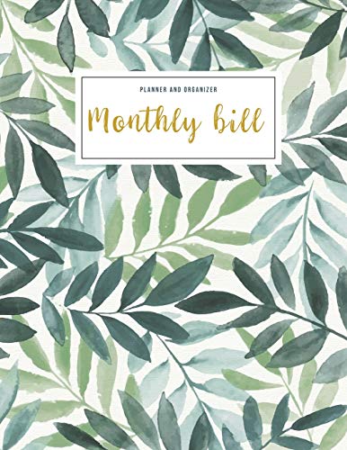 Algopix Similar Product 13 - Monthly Bill Planner and Organizer