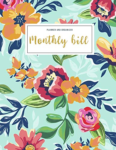 Algopix Similar Product 15 - Monthly Bill Planner and Organizer