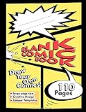 Algopix Similar Product 9 - Blank Comic Book 110 pages 85 x 11