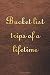 Algopix Similar Product 19 - Bucket list trips of a lifetime Bucket