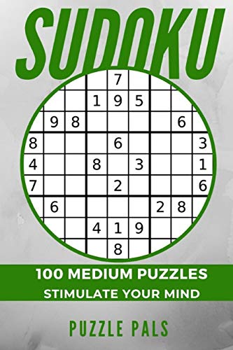 Algopix Similar Product 13 - SUDOKU 100 Medium Puzzles Sudoku