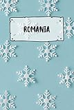 Algopix Similar Product 8 - Romania Ruled Travel Diary Notebook or