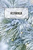 Algopix Similar Product 7 - Romania Ruled Travel Diary Notebook or