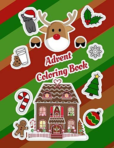 Algopix Similar Product 1 - Advent Coloring Book Christmas