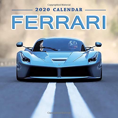 Algopix Similar Product 3 - 2020 Calendar Ferrari Monthly Calendar