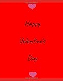 Algopix Similar Product 12 - Happy Valentines Day 100 Page Journal