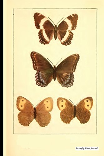 Algopix Similar Product 16 - Butterfly Print Journal Vintage