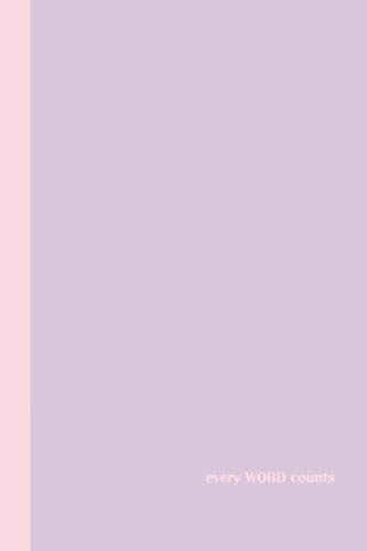Algopix Similar Product 1 - Journal Every Word Counts Purple and