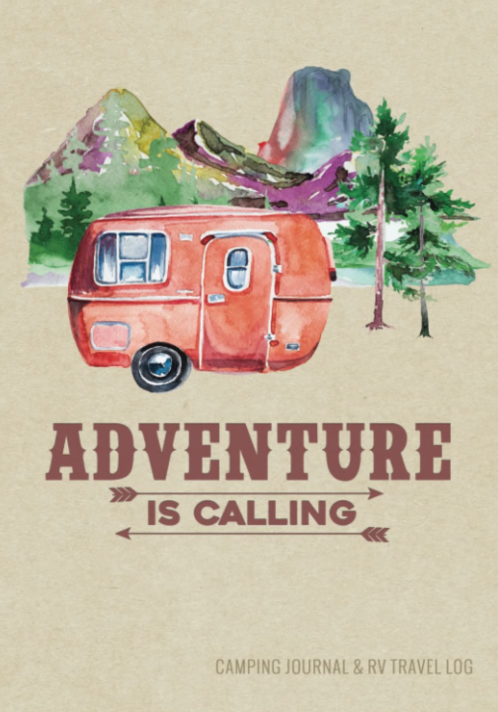 Algopix Similar Product 7 - Camping Journal  RV Travel Logbook