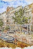 Algopix Similar Product 20 - Amsterdam Canal Notebook