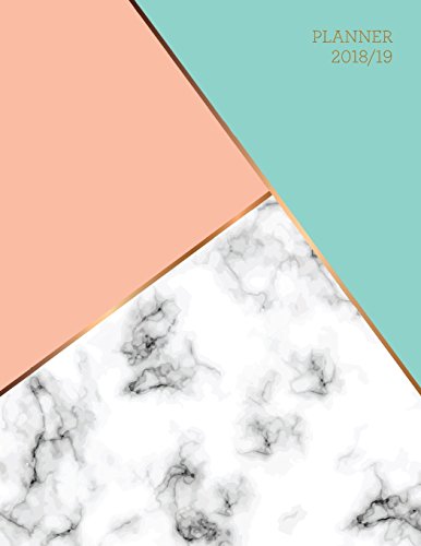 Algopix Similar Product 18 - Planner 20182019 Marble  Gold Design