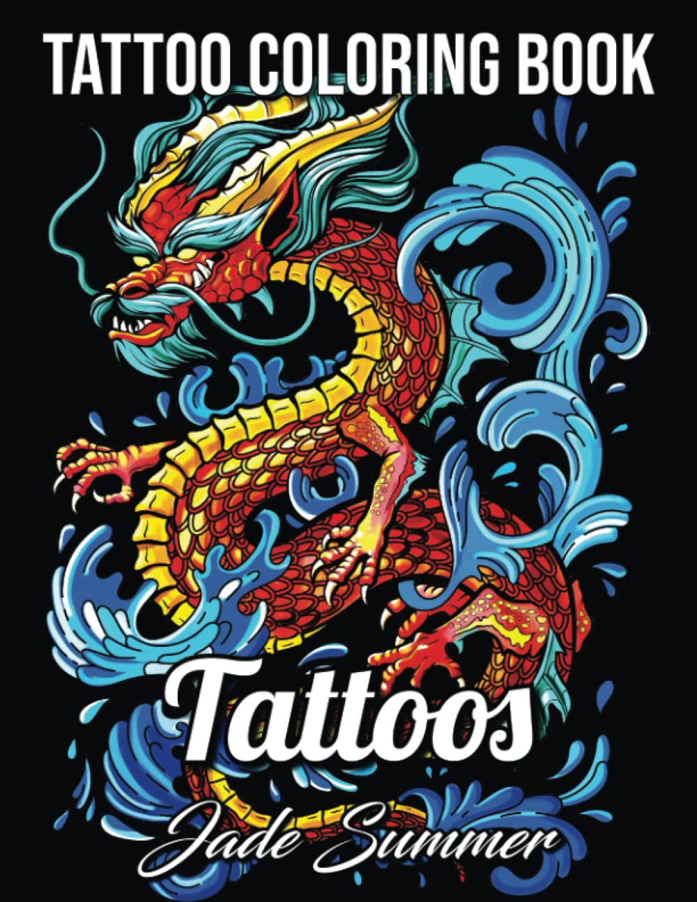 Algopix Similar Product 18 - Tattoo Coloring Book An Adult Coloring