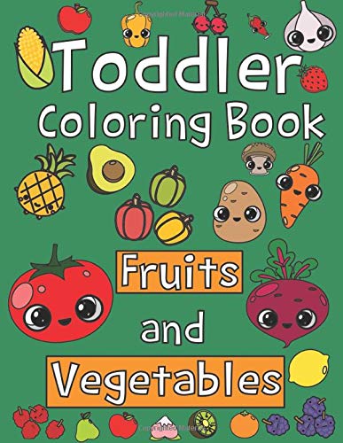 Algopix Similar Product 15 - Toddler Coloring Book Fruits and