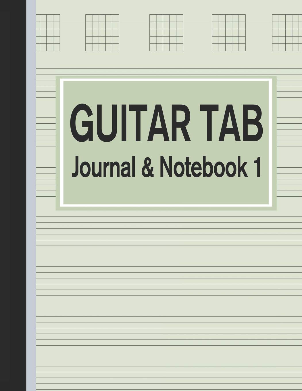 Algopix Similar Product 15 - Guitar Tab Journal  Notebook 1