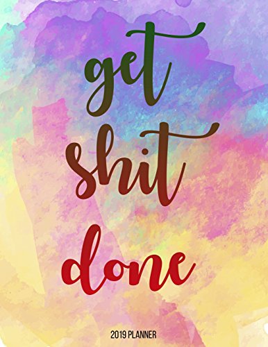Algopix Similar Product 9 - 2019 Planner  Get Shit Done Year 2019