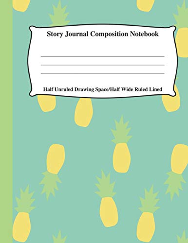 Algopix Similar Product 3 - Story Journal Composition Notebook Half
