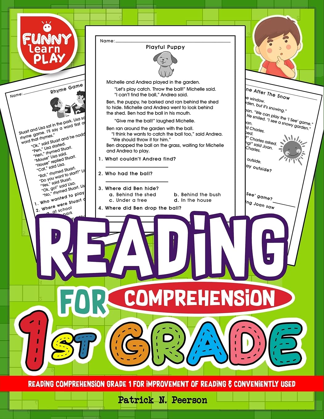 Algopix Similar Product 15 - Reading Comprehension Grade 1 for