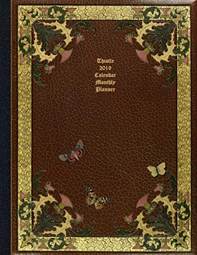 Algopix Similar Product 9 - Thistle 2019 Calendar Monthly Planner