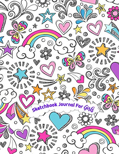 Algopix Similar Product 14 - Sketchbook Journal for Girls 110