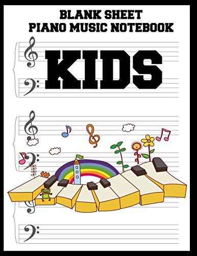 Algopix Similar Product 6 - Blank Sheet Piano Music Notebook Kids