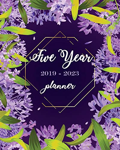 Algopix Similar Product 1 - 20192023 Five Year Planner Purple