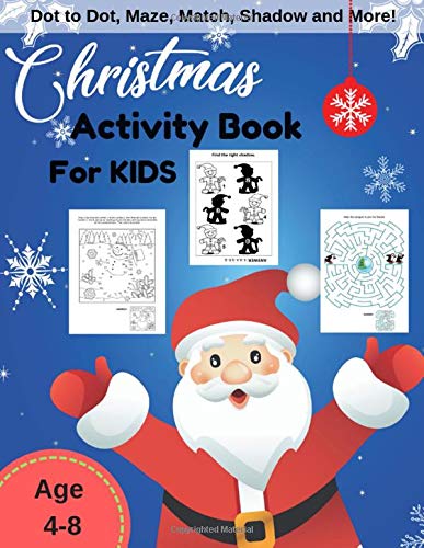 Algopix Similar Product 10 - Christmas Activity Book For Kids Kids