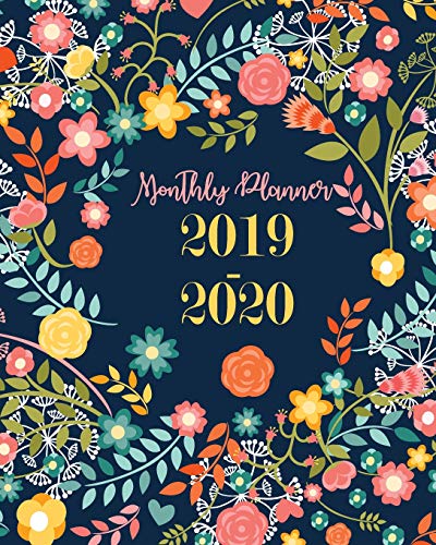 Algopix Similar Product 3 - Monthly Planner 20192020 Floral Cute