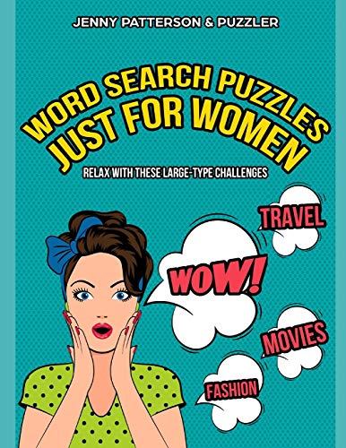 Algopix Similar Product 3 - WORD SEARCH PUZZLES JUST FOR WOMEN 