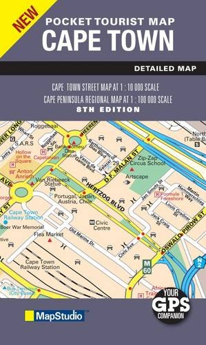 Algopix Similar Product 8 - Cape Town Pocket Map 1:100 000 MapStudio