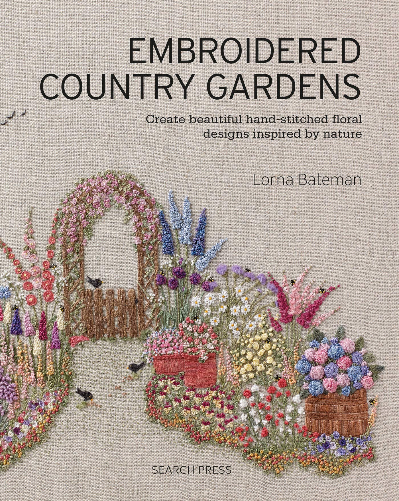 Algopix Similar Product 10 - Embroidered Country Gardens Create