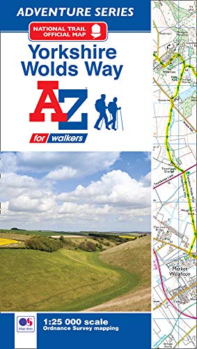Algopix Similar Product 3 - Yorkshire Wolds Way A-Z Adventure Atlas