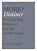 Algopix Similar Product 11 - more DISTINCT Reclaiming Holiness for