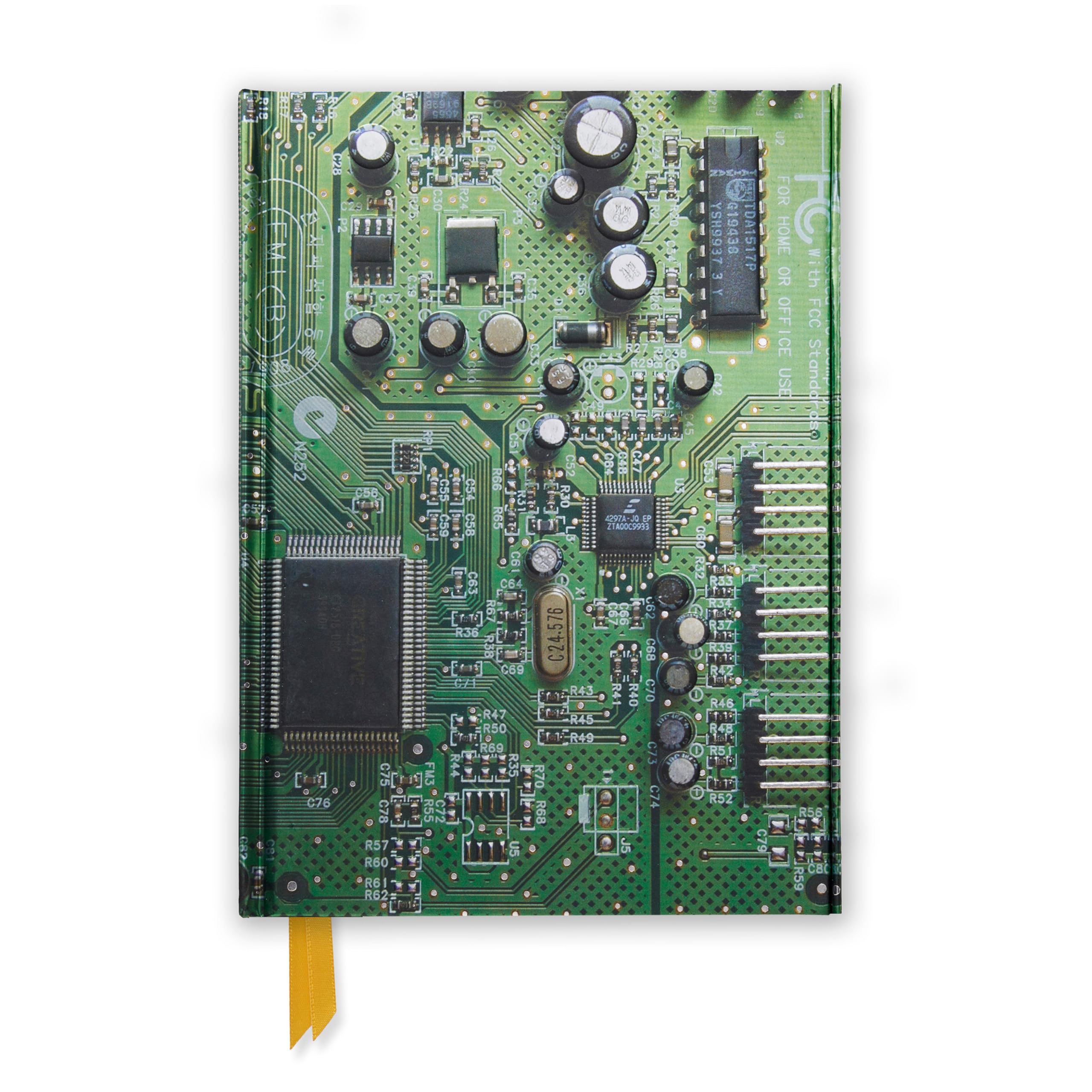 Algopix Similar Product 16 - Circuit Board Green Foiled Journal
