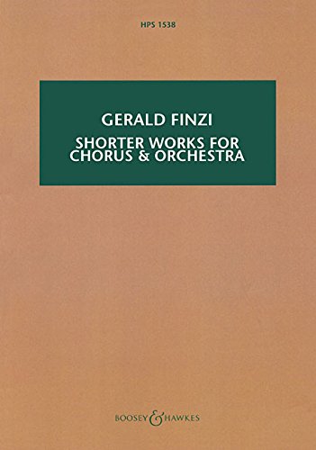 Algopix Similar Product 2 - Shorter Works for Orchestra and Chorus