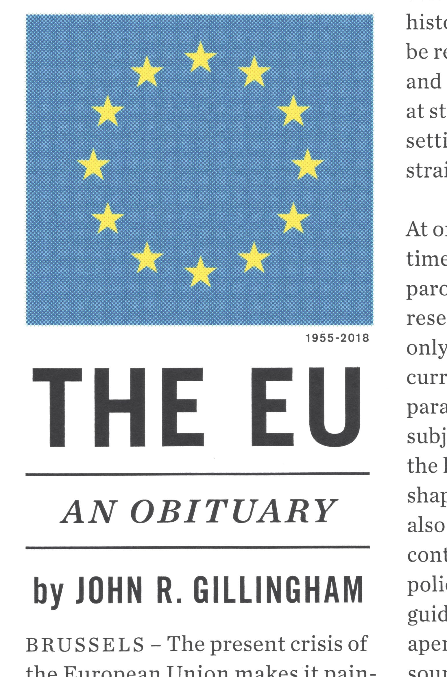 Algopix Similar Product 6 - The E.U.: An Obituary