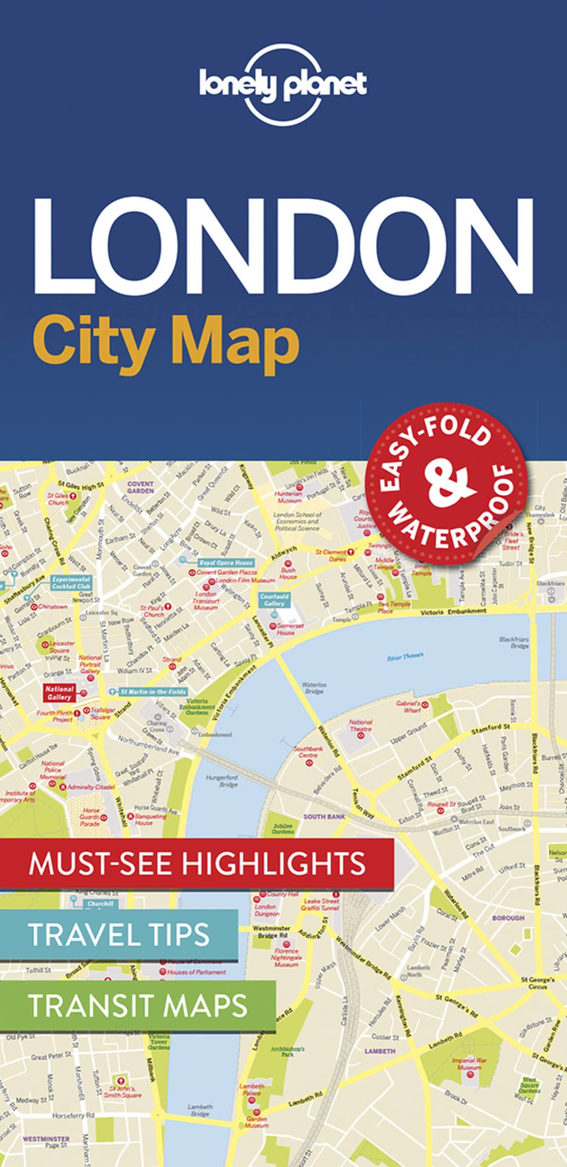 Algopix Similar Product 18 - Lonely Planet London City Map 1