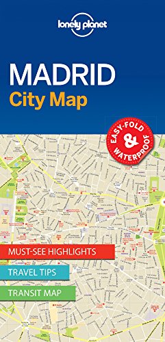 Algopix Similar Product 11 - Lonely Planet Madrid City Map 1
