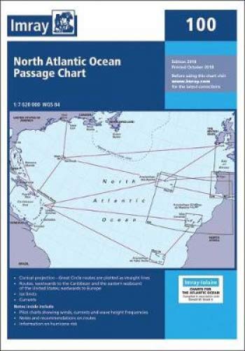 Algopix Similar Product 6 - Imray Chart 100 North Atlantic Ocean