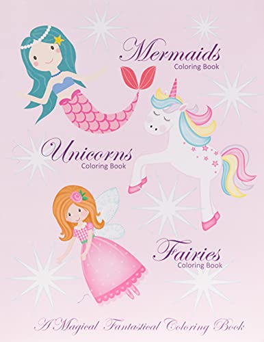 Algopix Similar Product 6 - Unicorns Coloring Book Mermaids