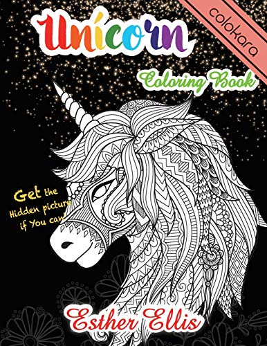 Algopix Similar Product 2 - Unicorn Coloring Book Adult Coloring