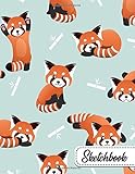 Algopix Similar Product 13 - Sketchbook Pretty Bamboo Red Panda