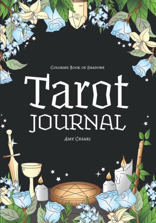 Algopix Similar Product 3 - Coloring Book of Shadows Tarot Journal