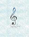 Algopix Similar Product 7 - Songwriting Journal Blank Guitar