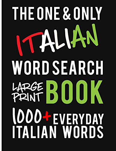 Algopix Similar Product 9 - The One and Only Italian Word Search