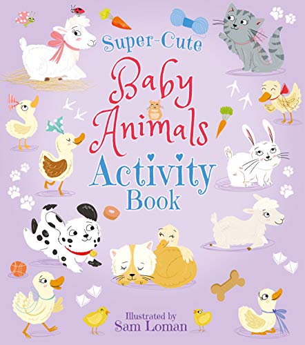 Algopix Similar Product 19 - SuperCute Baby Animals Activity Book
