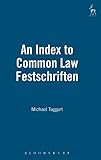 Algopix Similar Product 7 - An Index to Common Law Festschriften