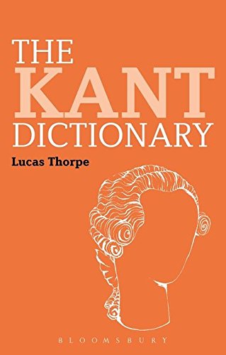 Algopix Similar Product 8 - The Kant Dictionary Bloomsbury