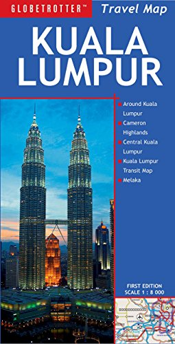 Algopix Similar Product 1 - Kuala Lumpur Travel Map Globetrotter