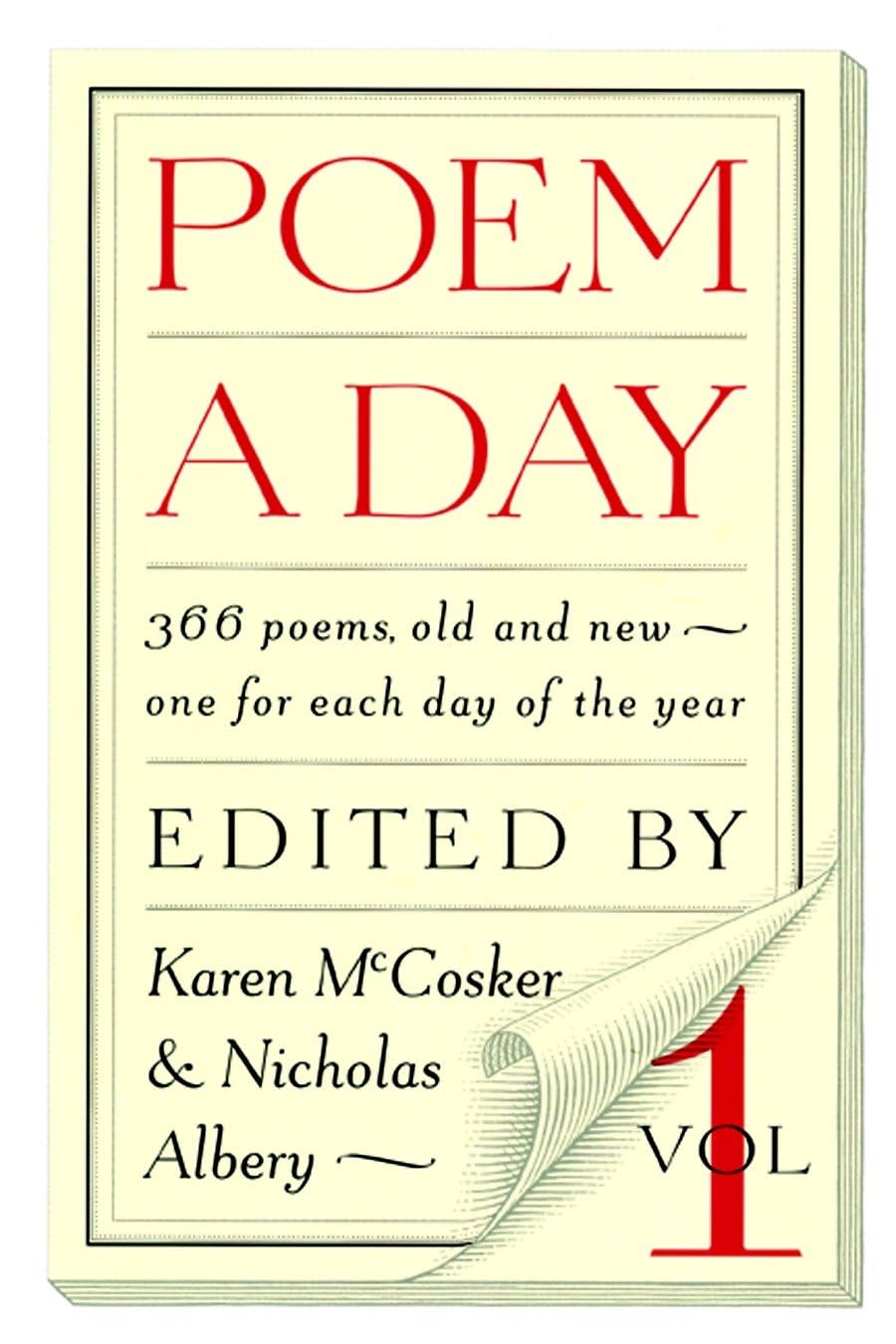 Algopix Similar Product 19 - Poem a Day Vol 1 366 Poems Old and