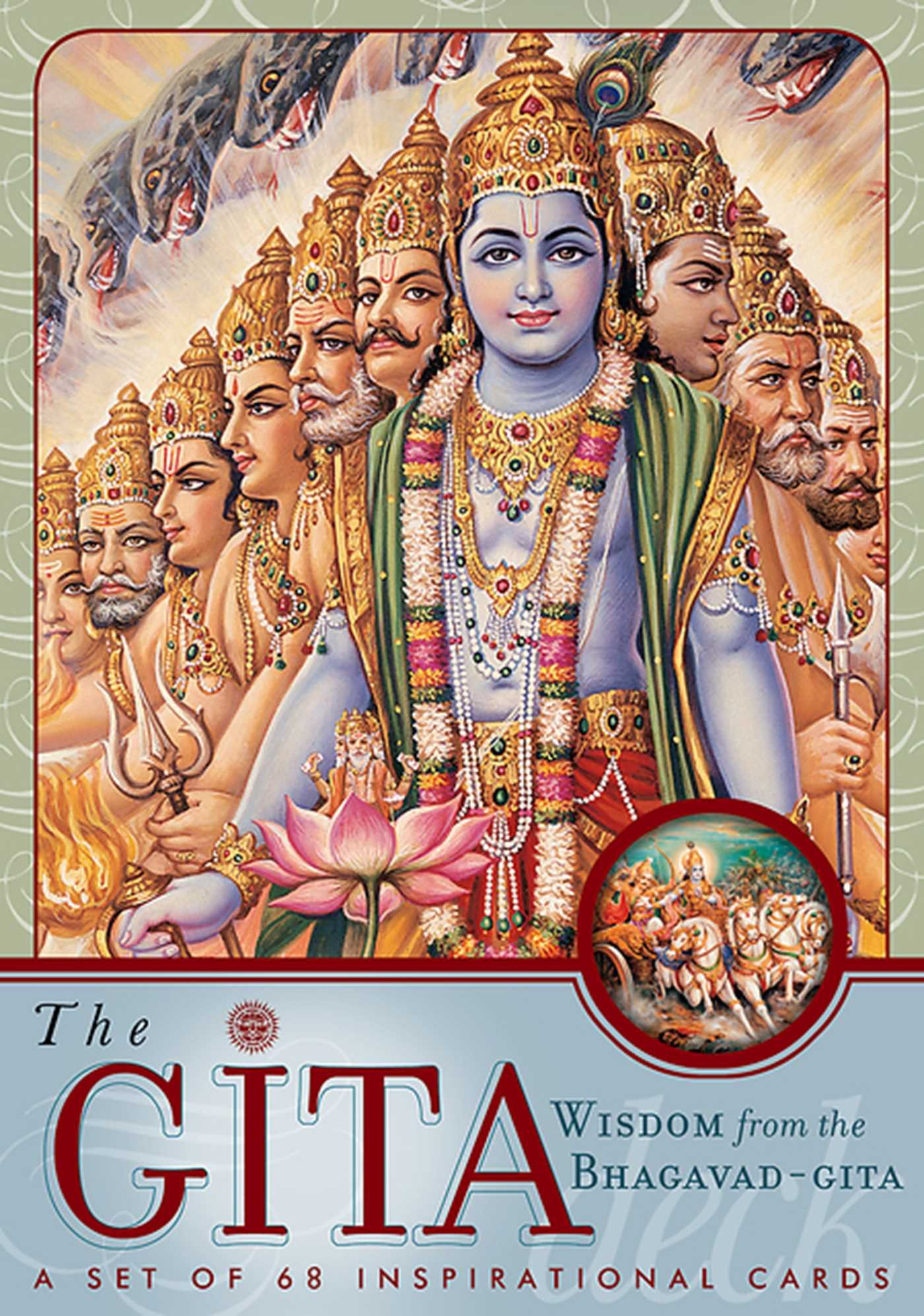 Algopix Similar Product 7 - The Gita Deck Wisdom From the Bhagavad